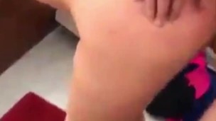 Turkish Teen Step-Sister Blowjob And Fuck in Mirror