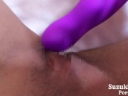 バイブを当てただけで糸引くほど濡れちゃう 6/16