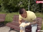 BITCHESABROAD - GISHA FORZA BIG TITS RUSSIAN BABE FUCKS WITH HORNY STRANGER FOR HIS DONUTS 1/16