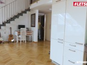 BITCHESABROAD - GISHA FORZA BIG TITS RUSSIAN BABE FUCKS WITH HORNY STRANGER FOR HIS DONUTS 3/16