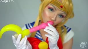Sailor Moon Waifu Fucks Her Wand Teaser