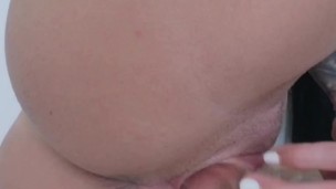 Big Clear Toy in my wet pussy