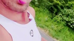 Slutboyben CAM4 Highway Exhibitionist