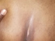 Ebony BBW GF gets fucked in the fridge 3/16