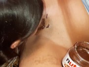 Моя девушка всегда завтракает ореховой пастой с моей сладкой киски - lesbian_illusion 6/16