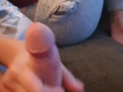 Step sis plays with my cock- mom almost caught us 1/16