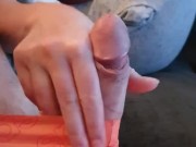 Step sis plays with my cock- mom almost caught us 15/16