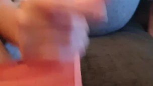 Step sis plays with my cock- mom almost caught us