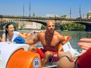 HUNT4K Bruiser hides anger while rich hunter is fucking his busty GF