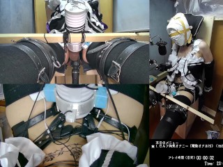 遠隔操作オナホとアナルプラグと電マを装着して最後に射精させられる動画[メスイキ][lovense orgasm][女装][自縛][2021-06-29]