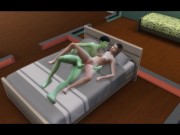 Alien fucked a dugout in Sims