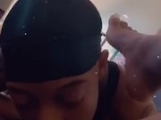 Ebony Dyke eating pussy 8/16