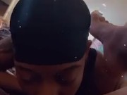 Ebony Dyke eating pussy 9/16
