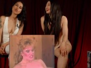 These girls watch the HOTTEST vintage porn! 10/16