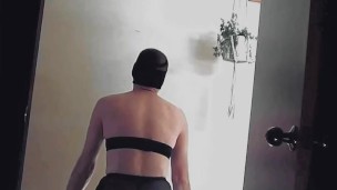 Bolinda Cross - Sissy Dance Practice 1 (stockings, short shorts & black strapless bra)