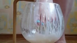 Beautiful feet, sweet fingers