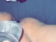 toying my hairy teen pussy