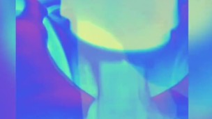 Retro Psychedelic Cock Stroking