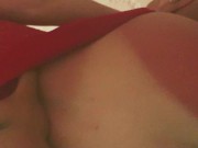 Public fuck on the balcony, cum on face, we almost got caught. 12/16