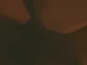 Public fuck on the balcony, cum on face, we almost got caught. 13/16