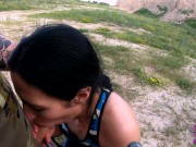 Very Sloppy Outdoor Cocksucking From Tattoed Russian Dirtbike Teen /// 4k /// Cum Swallow 9/16