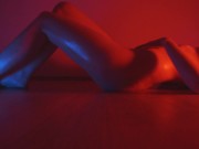 moaning while edging myself on the floor - body shaking orgasm
