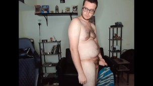 Jerking off and spanking my ass red!!!