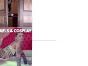 HOT BRUNETTE BABE WITH BIG BOOBS GETTING FUCKED ON THE SOFA 1/16