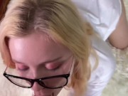 Anatomy in Practice - Fuck in the Mouth and in Various Poses with Facial Cumshot 3/16