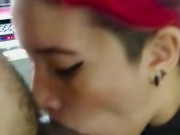 POV Beautiful Goth Girl Gives Her Boyfriend A Deepthroat Blowjob And Wants All The Cum In Her Mouth 5/16