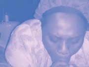 Woke up hubby up to suck his dick until he came in my mouth 👄  1/16