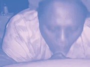 Woke up hubby up to suck his dick until he came in my mouth 👄  13/16