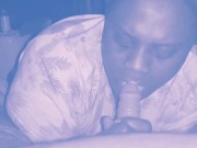 Woke up hubby up to suck his dick until he came in my mouth 👄  15/16