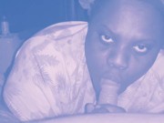 Woke up hubby up to suck his dick until he came in my mouth 👄  16/16