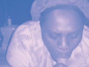 Woke up hubby up to suck his dick until he came in my mouth 👄  2/16