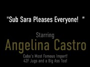 Cuban BBW Angelina Castro Bangs Sex Slave Sara Jay And Her Big Dick Dom! 1/16
