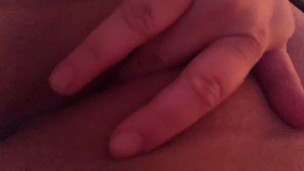 Playing with myself before bed