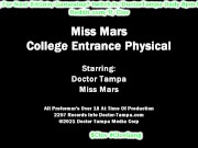 $CLOV Become Doctor Tampa & Give Gyno Exam To Miss Mars As Part Of Her New Student Entrance Physical 10/16