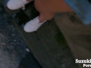 アスファルトでおもらししちゃう 7/16