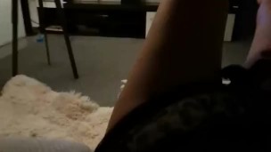 Wife masturbating while watching porn