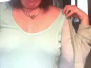 So horny - showing tits and wet cunt on Skype