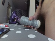 My Masturbation on an Ironing Board with a Masturbator