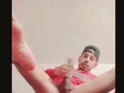 Jerking off in the morning