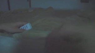 「japanese teen 」夜中に布団に隠れてこっそりオナニー