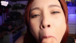 Brigitte From Overwatch Gives Sloppy Blowjob, Assjob & Gets Creampied