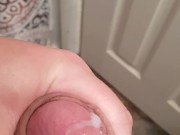 Studdednovember jacking off in friends bathroom