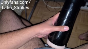 Latin Guy Moans Talks Dirty and Cums Hard 4k