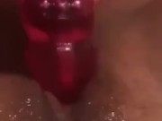Fat pussy masturbation