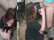 Gentle Cock Blowjob after College Study Party  - Heather Kane 11/16