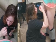 Gentle Cock Blowjob after College Study Party  - Heather Kane 13/16